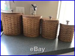 Longaberger Basket Canister Set