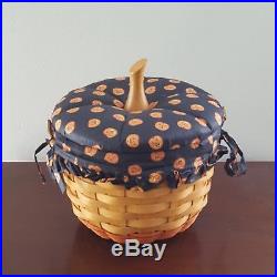 Longaberger Basket Complete Set of Four Pumpkin series 1995-97