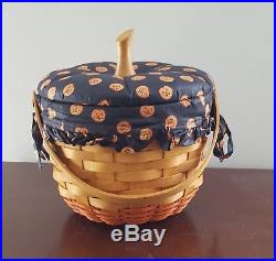 Longaberger Basket Complete Set of Four Pumpkin series 1995-97
