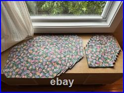 Longaberger Basket Easter Egg Placemats and Napkins Set of 8 Placesettings