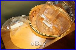 Longaberger Basket Harmony Set of 5 Collectors Club 2001