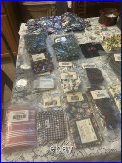 Longaberger Basket Liner Mixed Lot 24 Various Sizes, Colors and Cake Box only