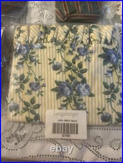 Longaberger Basket Liner Mixed Lot 24 Various Sizes, Colors and Cake Box only