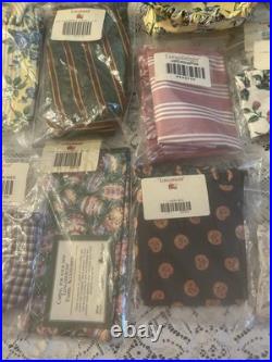 Longaberger Basket Liner Mixed Lot 24 Various Sizes, Colors and Cake Box only