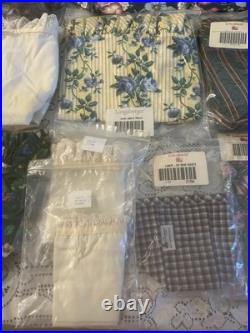 Longaberger Basket Liner Mixed Lot 24 Various Sizes, Colors and Cake Box only