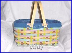 Longaberger Basket Medium Market Forever Spring 2016 Protector & Liner