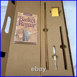 Longaberger Basket Repair Kit Weave Leather Tacks Wood New Unused 82961