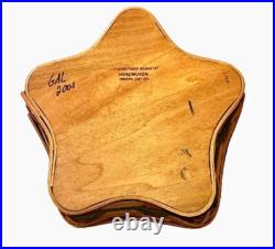 Longaberger Baskets Christmas 2001 Shining Star Collection Nesting Lot of 3