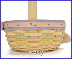 Longaberger Baskets Large and Small Whitewashed Easter Set 2001