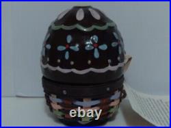 Longaberger Baskets New (Open) CC Miniature Sweets Chocolate Egg Basket