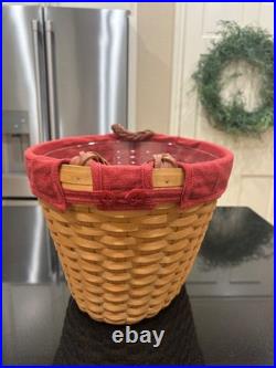 Longaberger Beverage Tub Basket with Wrought Iron Stand