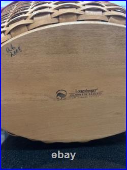 Longaberger Beverage Tub Basket with Wrought Iron Stand