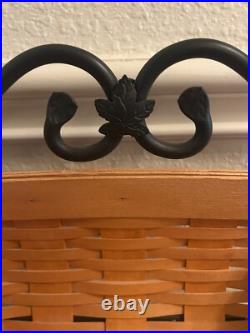 Longaberger Bin Organizer Stand with3 Baskets