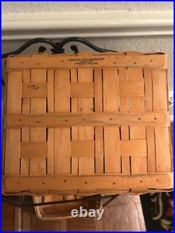 Longaberger Bin Organizer Stand with3 Baskets