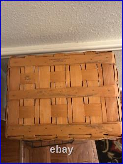 Longaberger Bin Organizer Stand with3 Baskets
