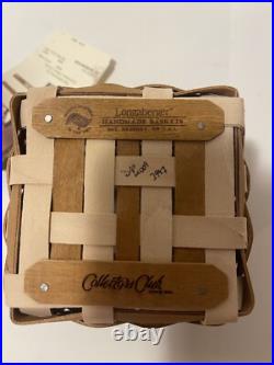 Longaberger Birdhouse Bird House Basket Collectors Club Lid Combo 11477 EUC Longaberger Birdhouse Bird House Basket Collectors Club Lid Combo 11477 EUC