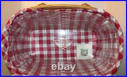 Longaberger Block Party Basket, Protector, Fabric, All-american, Host Longaberger Block Party Basket, Protector, Fabric, All-american, Host