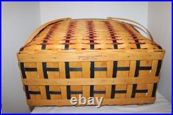 Longaberger Block Party Basket, Protector, Fabric, All-american, Host Longaberger Block Party Basket, Protector, Fabric, All-american, Host