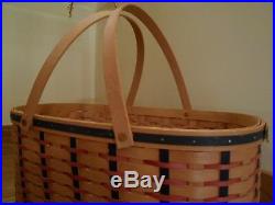 Longaberger Block Party Basket Set All American Hostess big! Shipping included