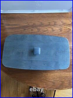 Longaberger Blue Weave Bread Basket Lid Liner Protector