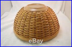 Longaberger Bowl Baskets with Liners, Cover bowls Set of 4