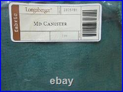 Longaberger CANISTER Extra Large Large Medium Small Basket IVY LINER Set
