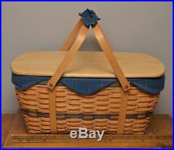 Longaberger CC Collector Club Family Picnic Basket set
