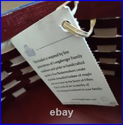 Longaberger CIRCUS Basket with ELEPHANT Lid 2014 Collector's Club Excellent