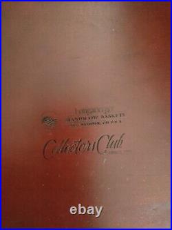 Longaberger CIRCUS Basket with ELEPHANT Lid 2014 Collector's Club Excellent