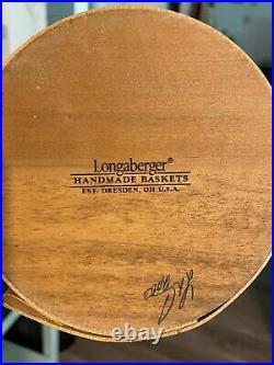 Longaberger Canister Basket Complete Set of 4