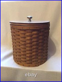 Longaberger Canister Set Complete With Lids And Lidded Protectorsrare
