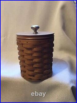 Longaberger Canister Set Complete With Lids And Lidded Protectorsrare
