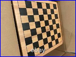 Longaberger Chess Set BRONZE & PEWTER terrific condition all pieces present