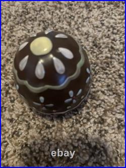 Longaberger Chocolate Egg Collector Basket Mini