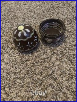 Longaberger Chocolate Egg Collector Basket Mini