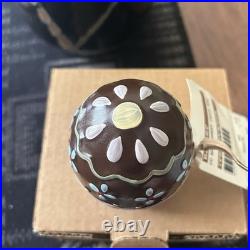 Longaberger Chocolate Egg Collectors Club Handmade Basket & 2012 Mini NEW