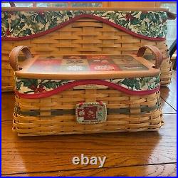 Longaberger Christmas 02 Traditions & 02 Holiday Hostess Treasures Basket Combo