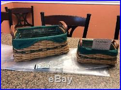 Longaberger Christmas Collection 2002 Traditions & Tree Trimmimg Basket Sets