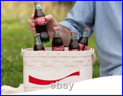 Longaberger Coca-cola Cooler Basket Set