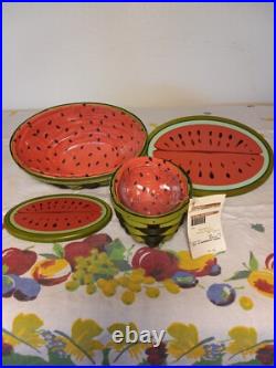 Longaberger Collector Club 2010 Large & Small Watermelon Basket Sets MINT Longaberger Collector Club 2010 Large & Small Watermelon Basket Sets MINT