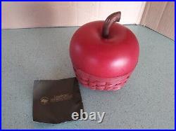 Longaberger Collector Club Red Apple basket, lid & protector Longaberger Collector Club Red Apple basket, lid & protector