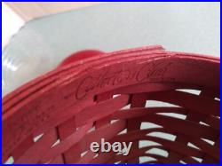 Longaberger Collector Club Red Apple basket, lid & protector Longaberger Collector Club Red Apple basket, lid & protector