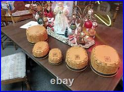 Longaberger Collector Club Shaker Harmony Basket Combos Set of 5 with Lids