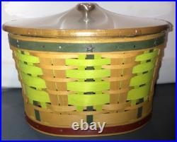 Longaberger Collector's Club 2016 Pine Forest Basket Set withLid-NEW Longaberger Collector's Club 2016 Pine Forest Basket Set withLid-NEW