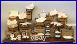 Longaberger Collector's Club J. W. Miniature Baskets Complete Set