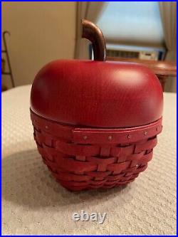 Longaberger Collector's Club Red Apple Basket Set