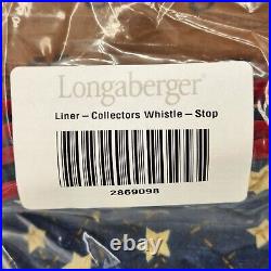 Longaberger Collectors Club 2001 Whistle Stop Basket SOLD JAN 01 ONLY AMERICANA