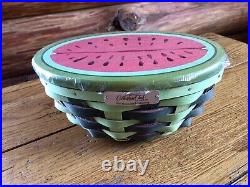Longaberger Collectors Club 2010 Complete Watermelon Basket SetBrand New