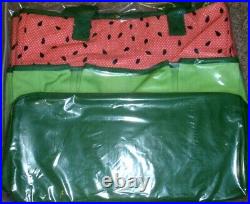 Longaberger Collectors Club 2010 Lg Watermelon Set with Watermelon Tote-NEW