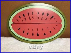 Longaberger Collectors Club 2010 Watermelon basket set with Wrought Iron Stand